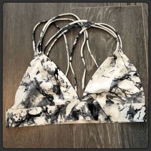 Victoria Secret PINK sports bra marble